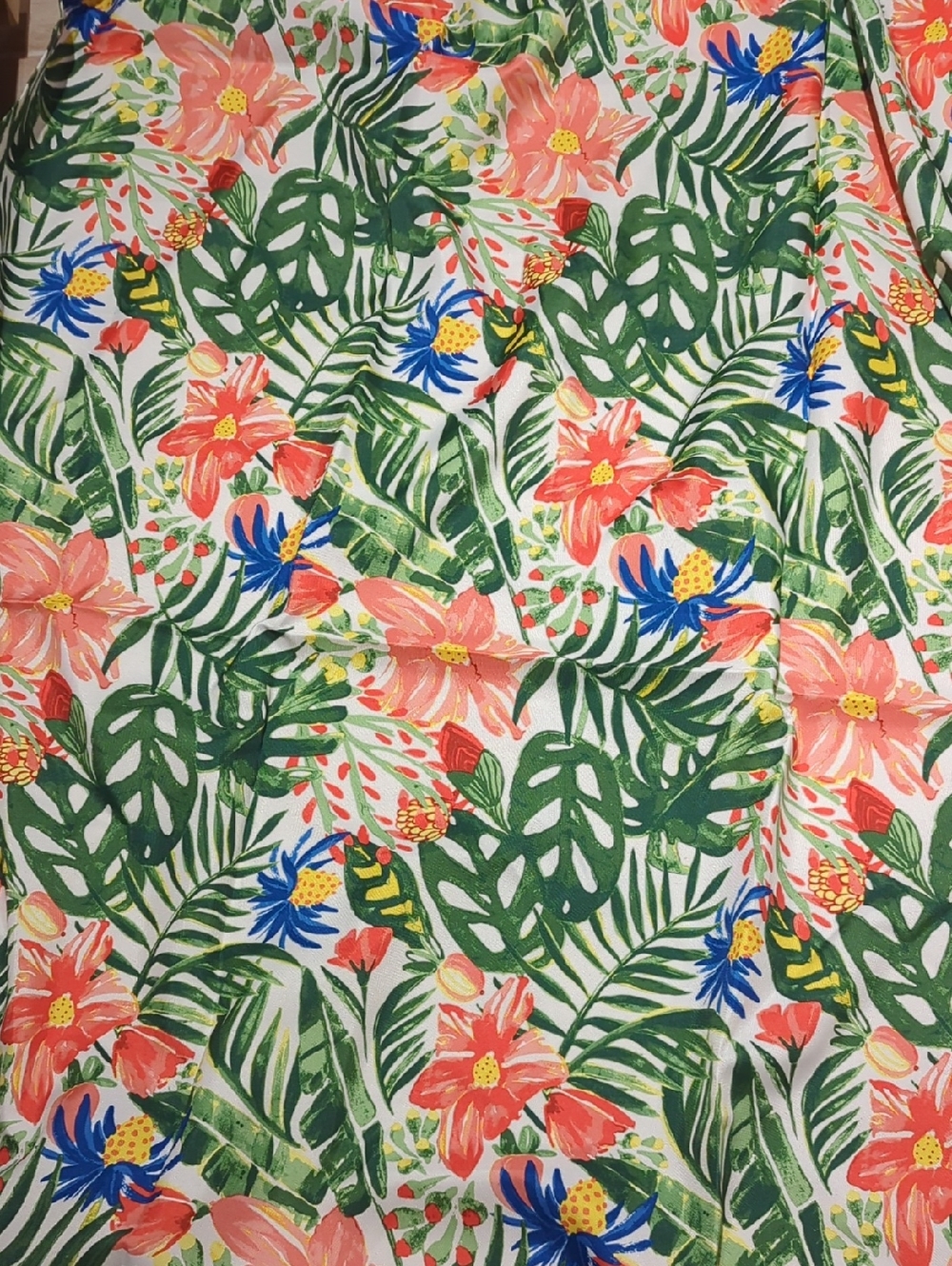 Target Tropical Floral Outdoor Tablecloth Set Umbrella Zip